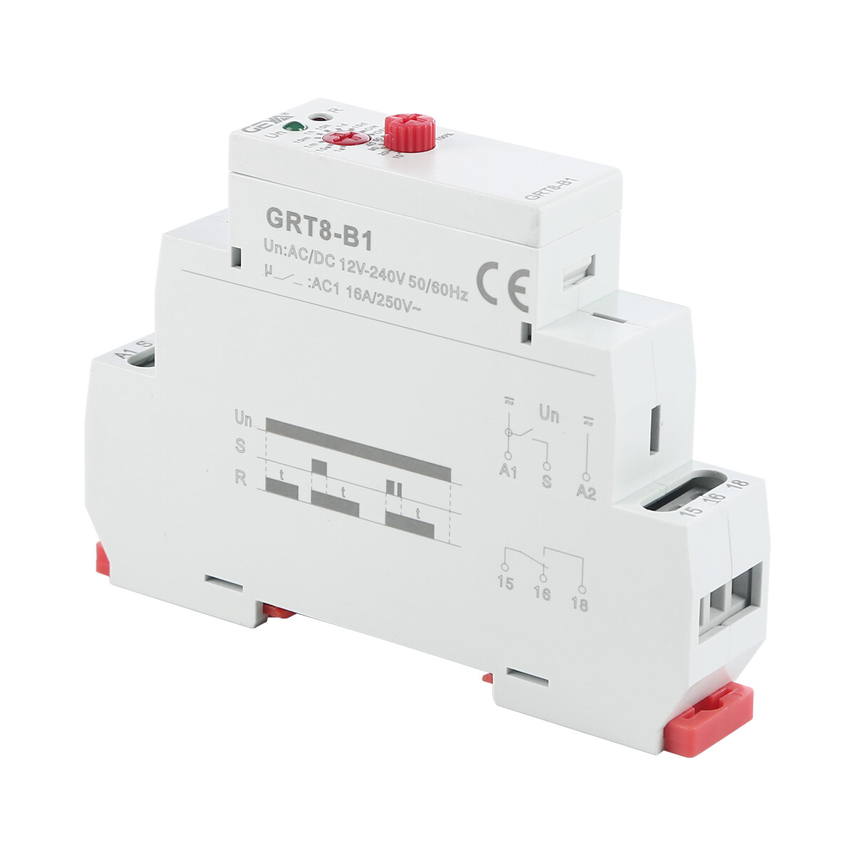 GRT8-B1 Timing Relay Mini Power Off Delay Time Relay Timer Relay AC/DC 12-240V
