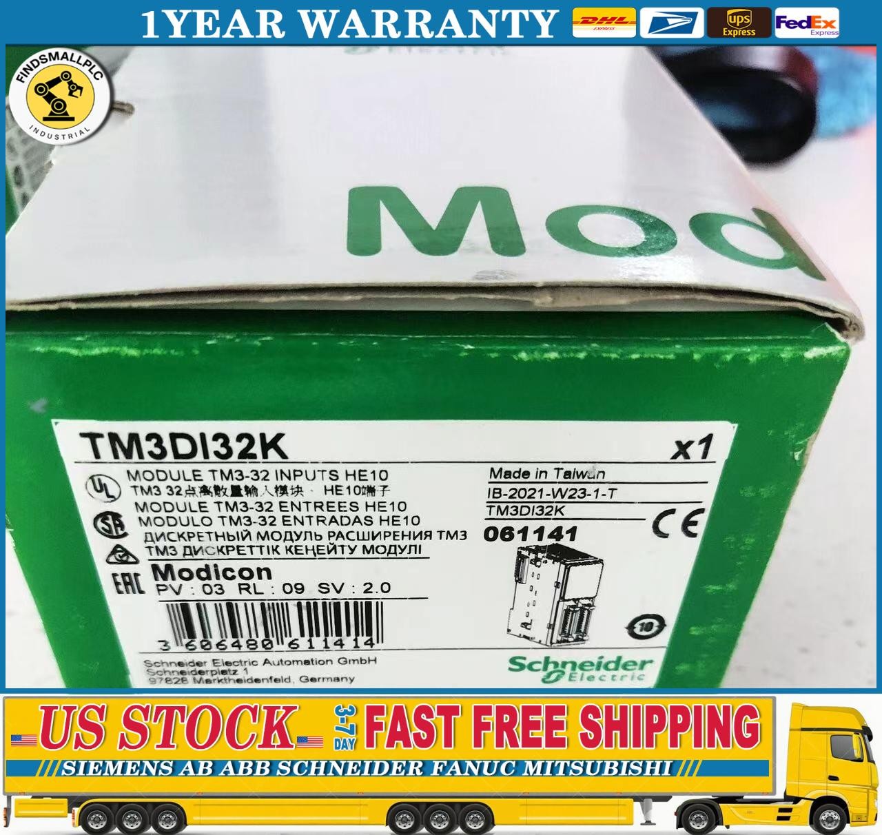 TM3DI32K 1PCS Brand New Schneider TM3DI32K Fast delivery