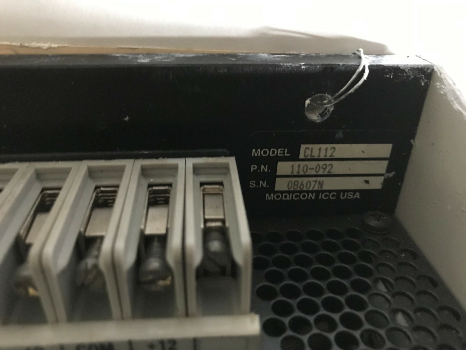 MODICON CL112 CYBERLINE 1000 SERVO DRIVE CONTROLLER,MODICON 110-092,SF