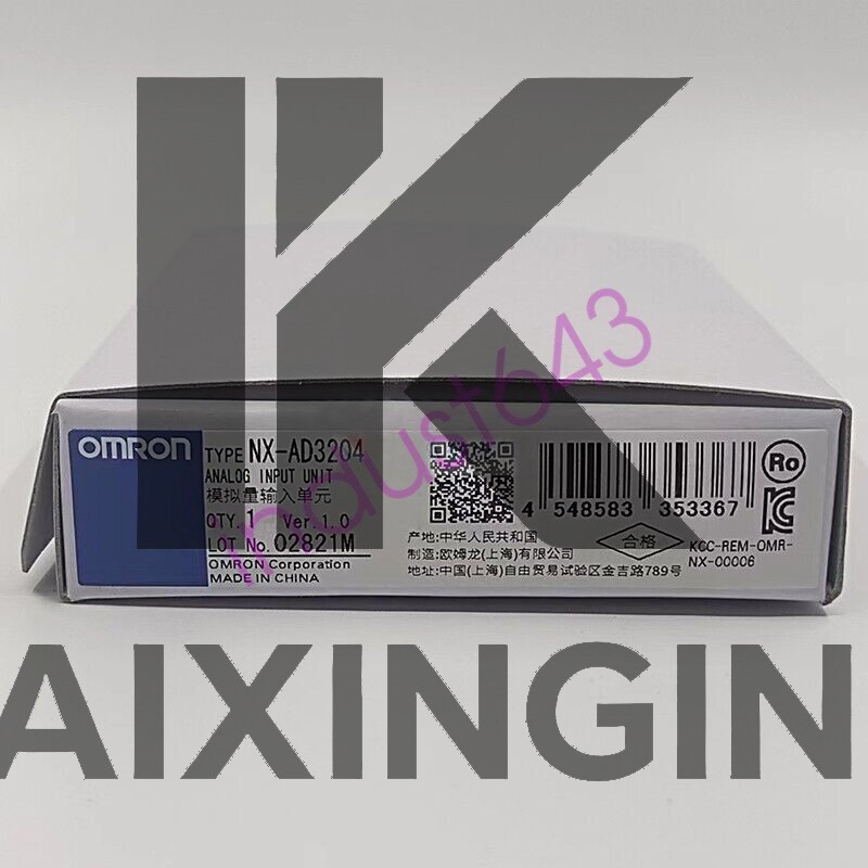 1PCS New Omron NX-AD3204 Analog Input Unit NXAD3204