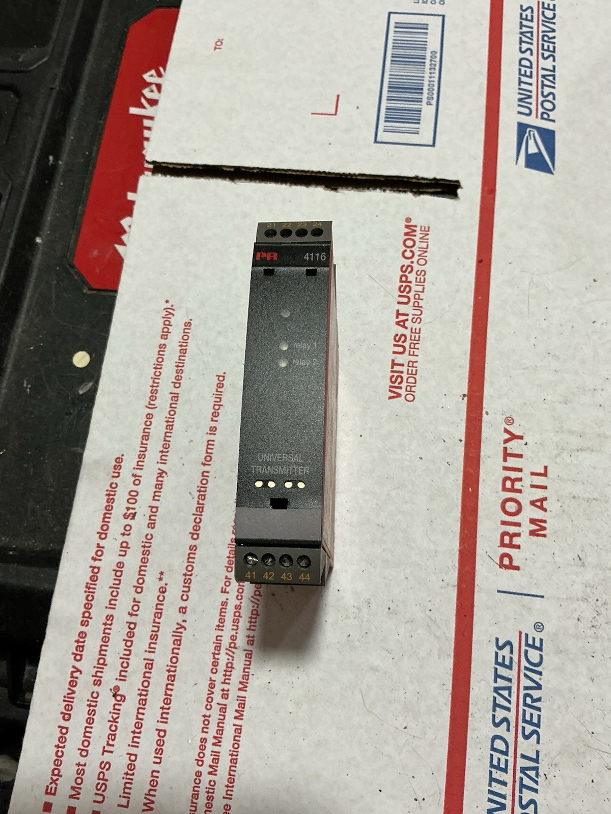 PR Electronics 4116 Universal Transmitter Signal Conditioner RTD In Univ Volt D1