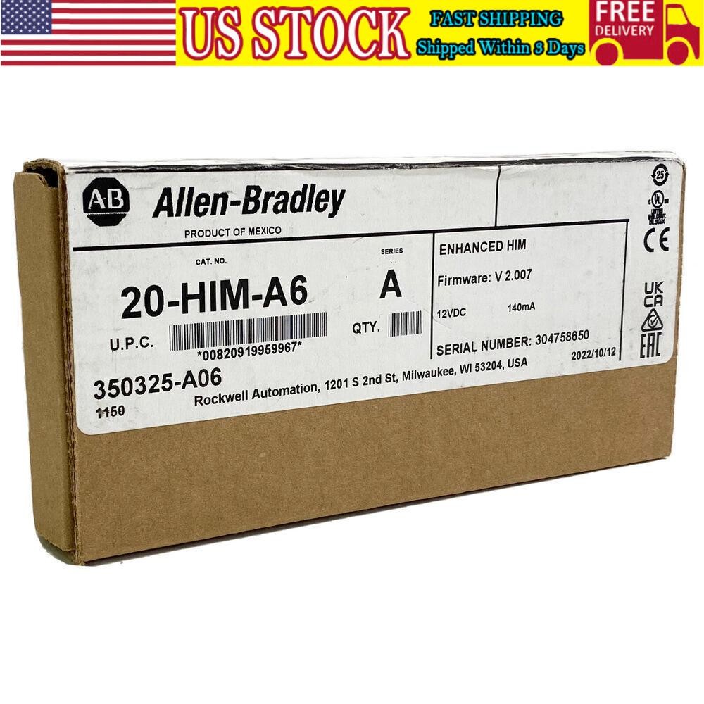 Allen Bradley 20-HIM-A6 PowerFlex HIM FW V 2.007 USA US Free Tax