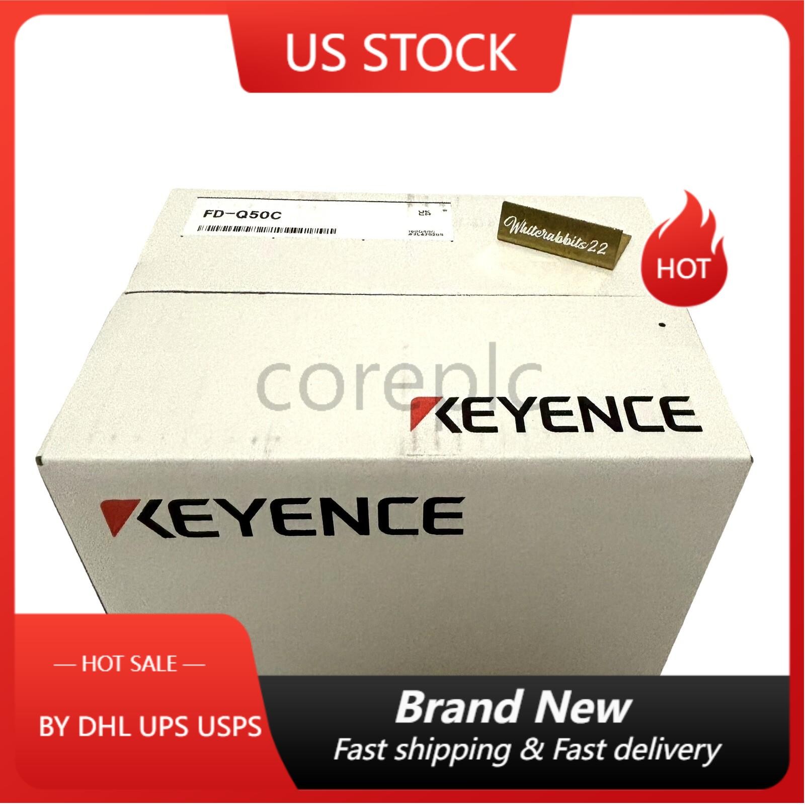 NEW Keyence FD-Q50C Clamp-On Flow Sensor Flow Meter US Free TAX