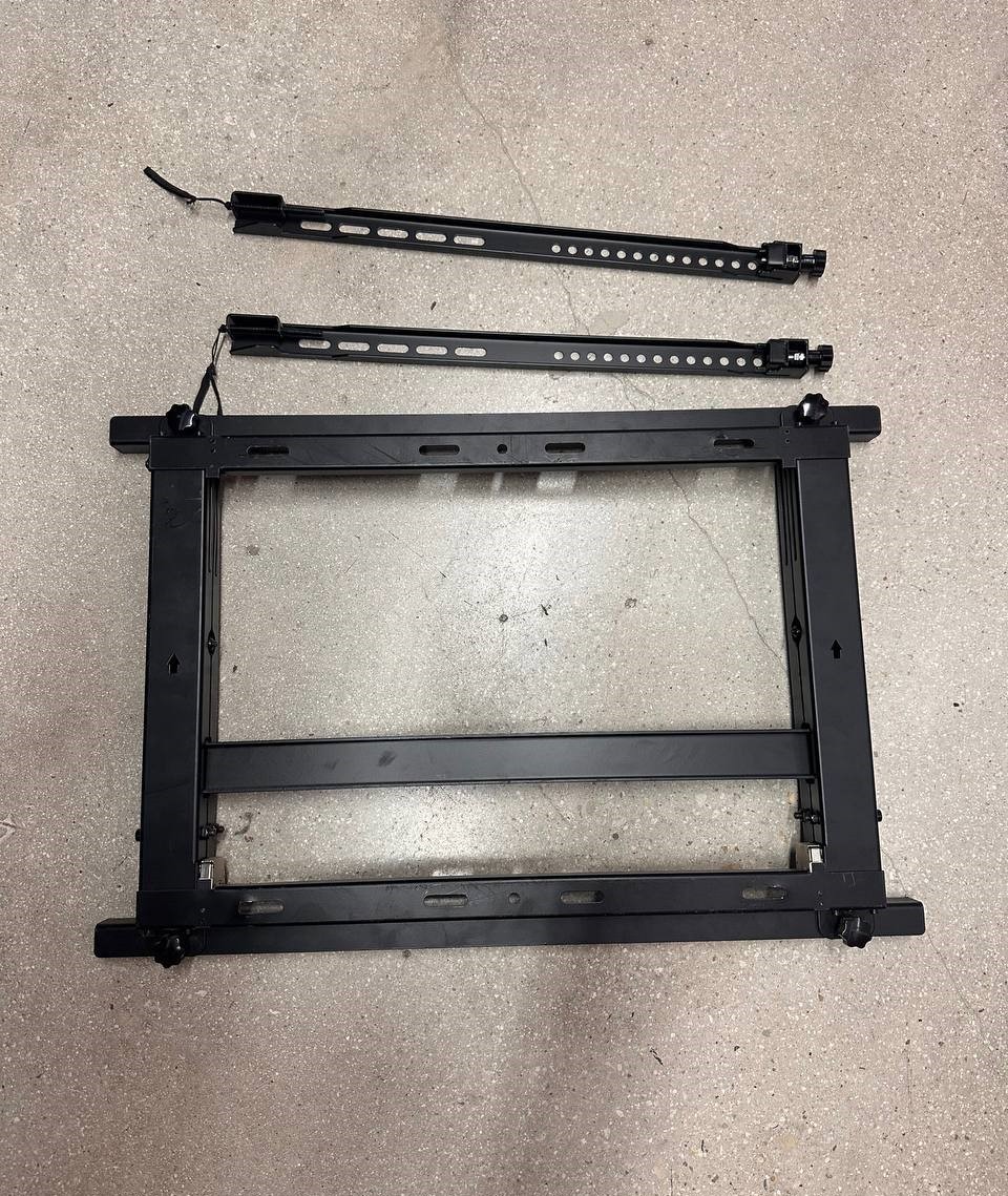 Black Pop-Out Wall Mount for Flat Panel Display, Monitor, TV