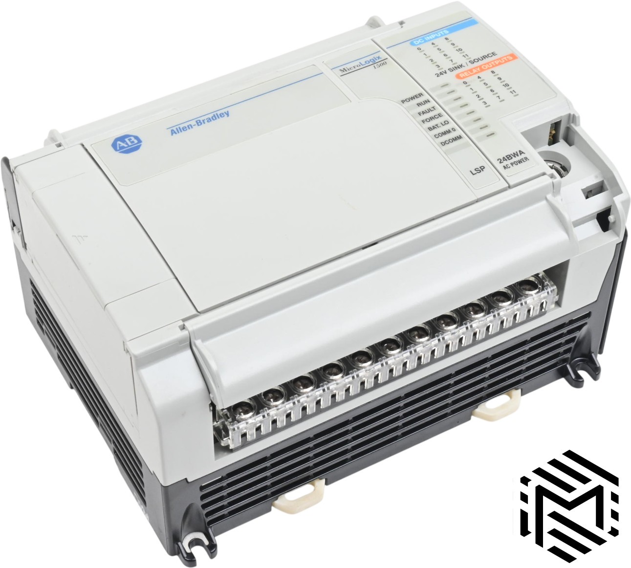 Allen Bradley 1764-24BWA MicroLogix 1500 Base Unit – 24VDC Sink/Source – Relay