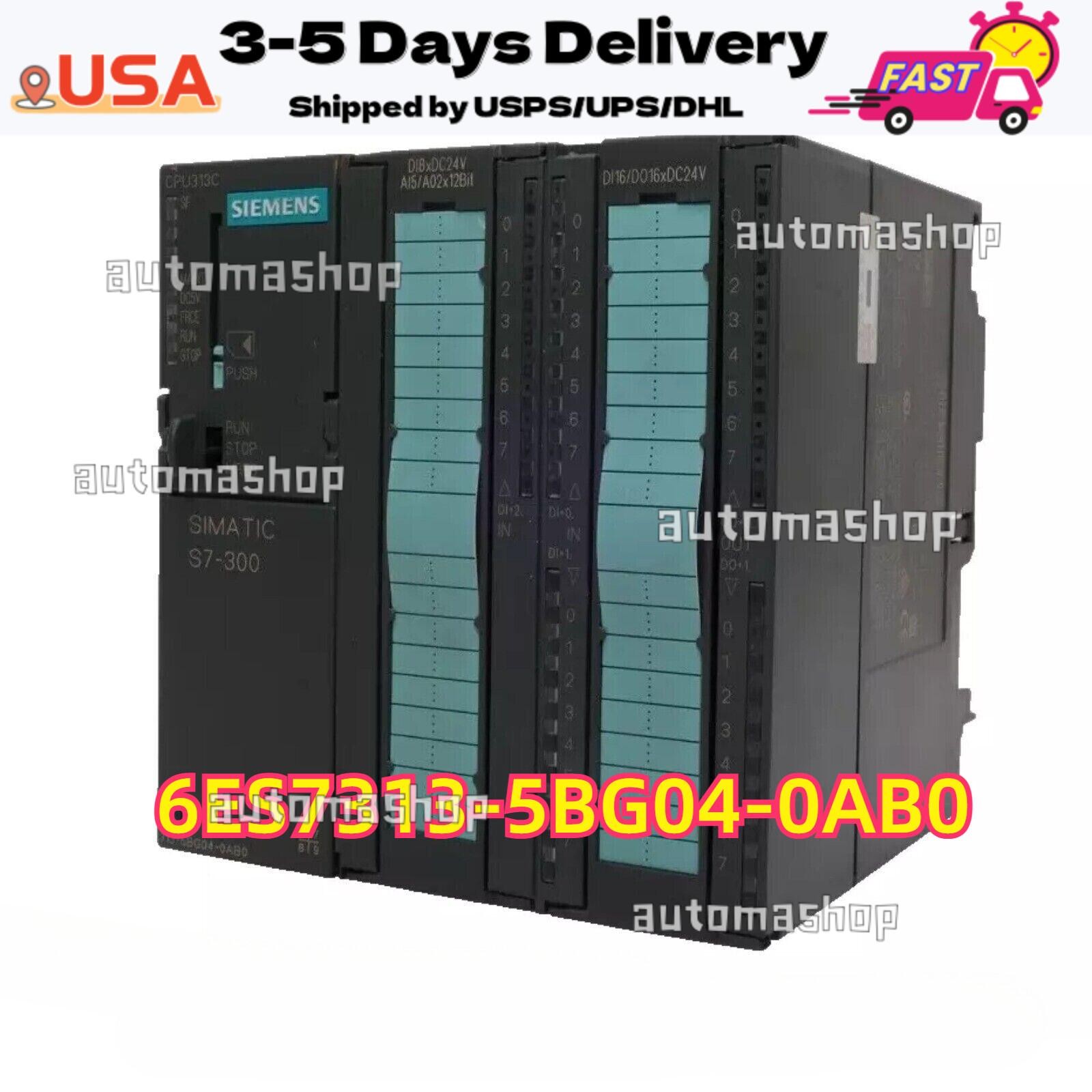 New Siemens 6ES7 313-5BG04-0AB0 6ES7313-5BG04-0AB0 SIMATIC S7-300 CPU 313C