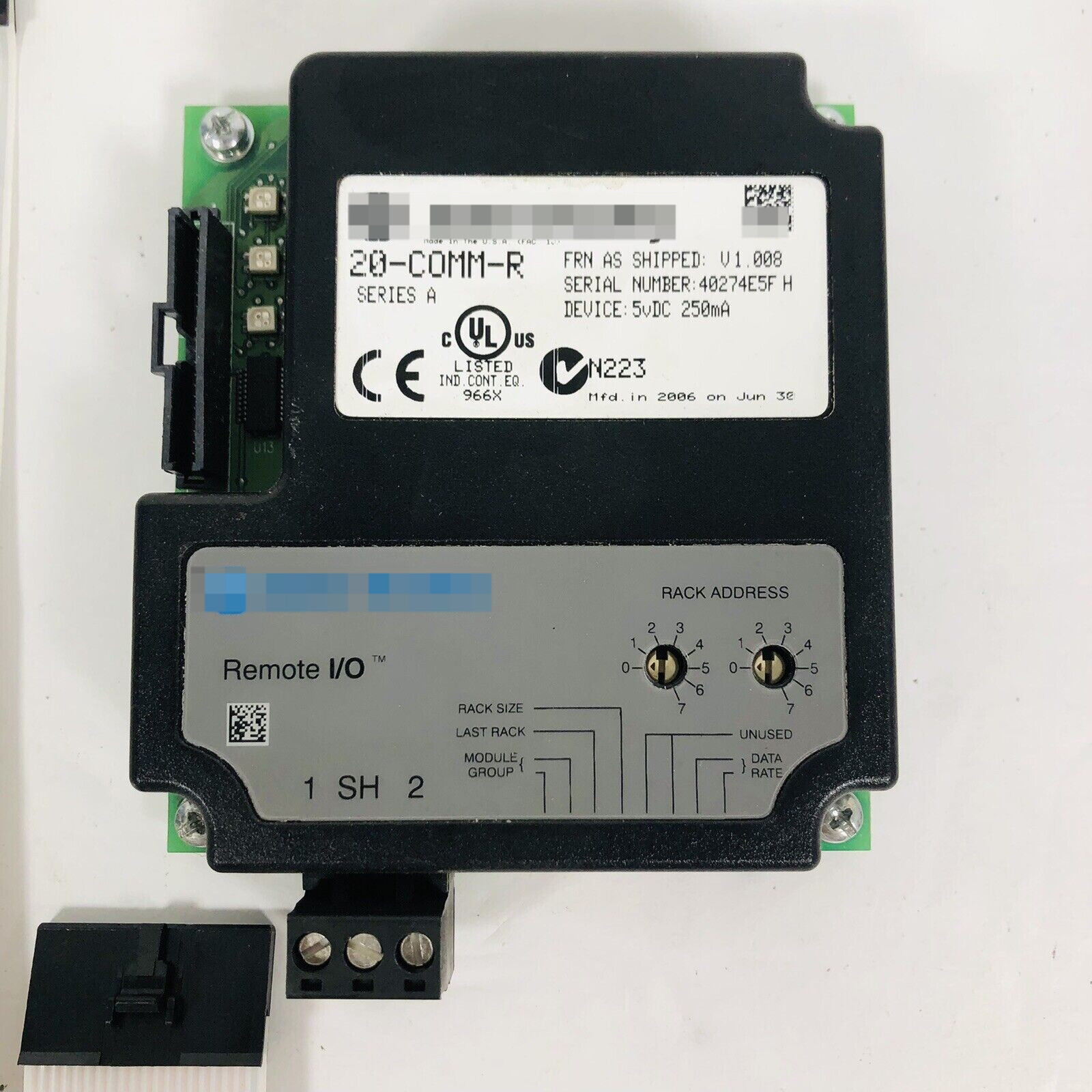 20-COMM-R /A PowerFlex Remote I/O Communication Adapter