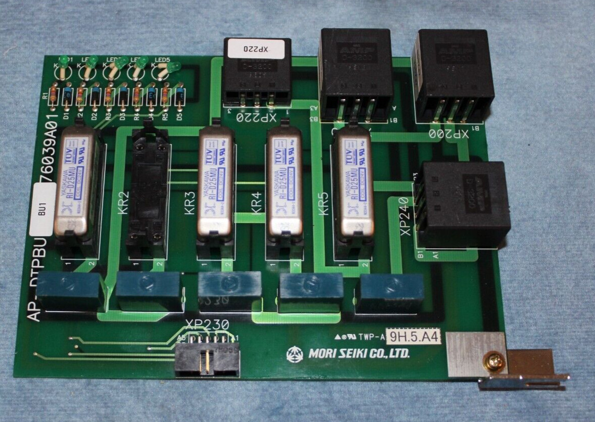 Mori Seiki AP-DTPBU BU1 E76039A01 Relay Board Card (6 Month Warranty)