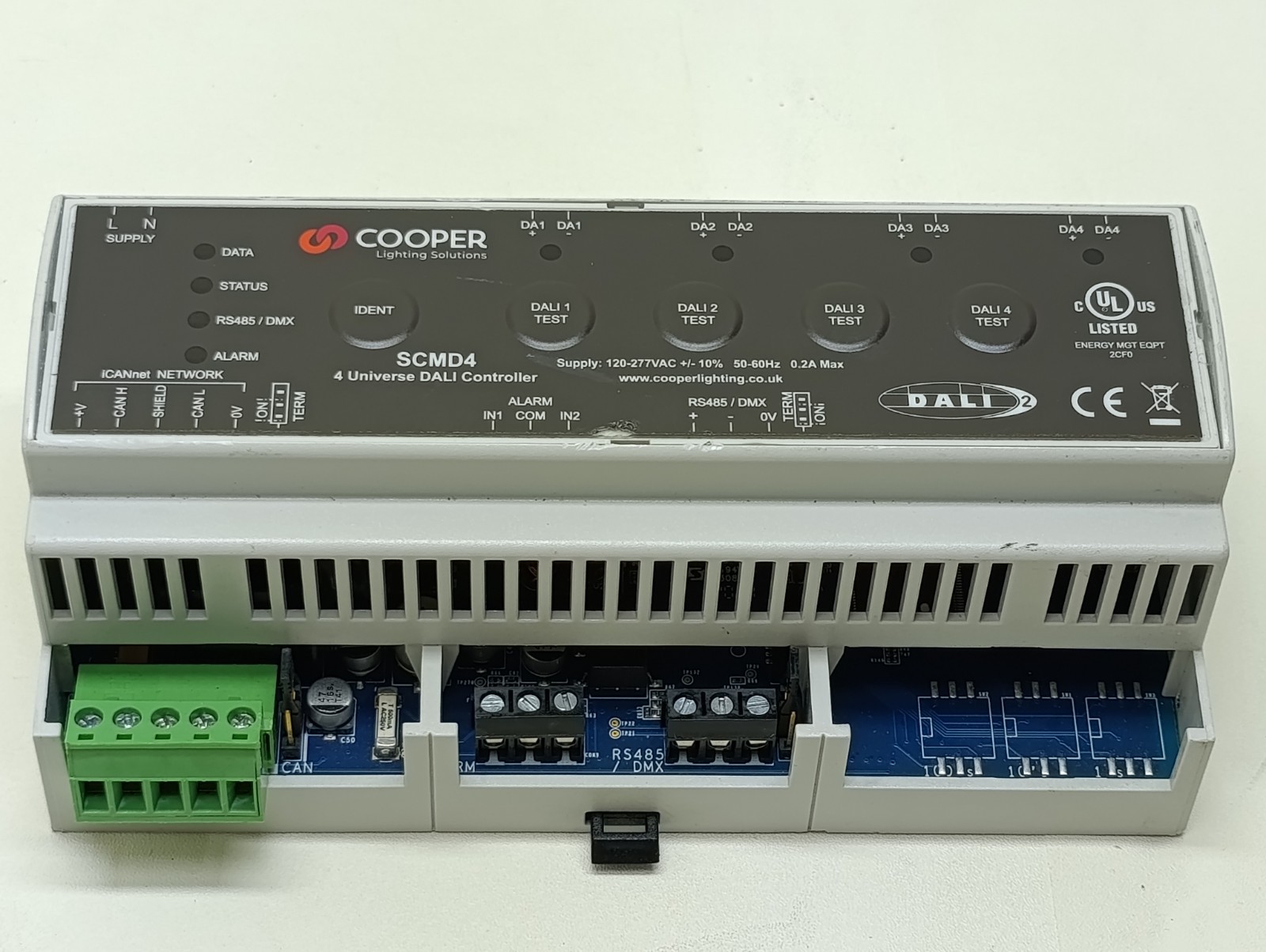 Cooper Lighting Solutions SCMD4 / 4 Universe DALI Control & Tested