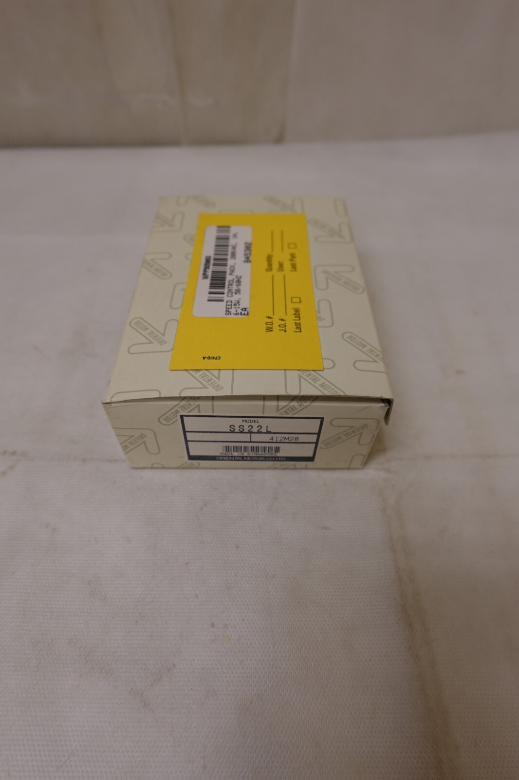 ORIENTAL MOTOR SS22L Speed Control Pack Relay 220VAC – NIB