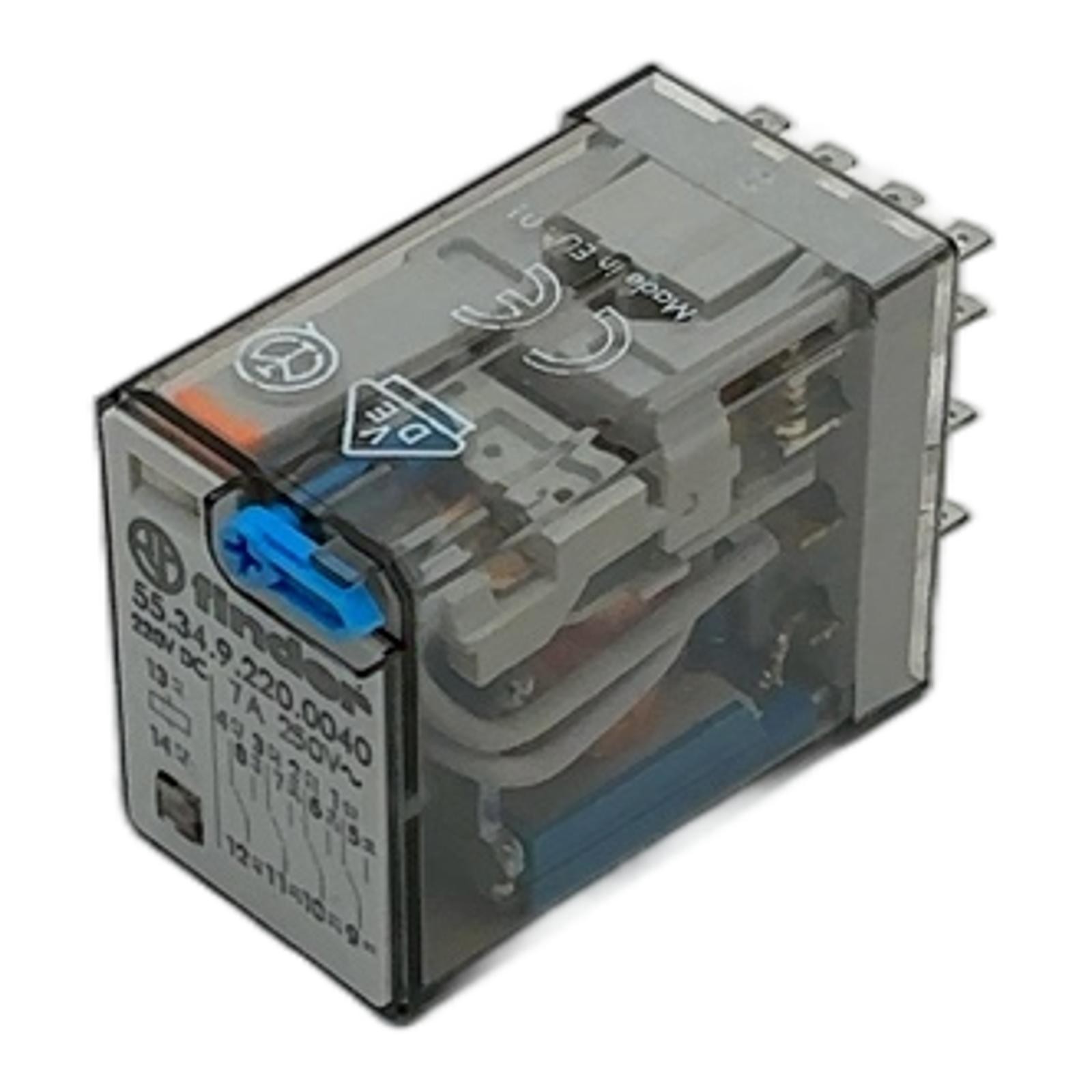 55.34.9.220.0040 FINDER, Finder Plug-in Relay 220V DC 55.34.9.220.0040, ……..