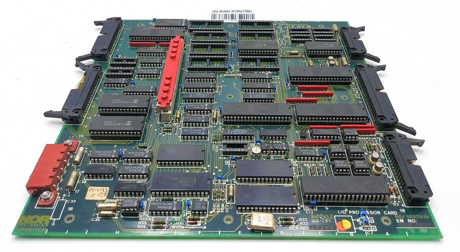 Nor Control NN-791 HEr100261H I/O Processor Card 0366