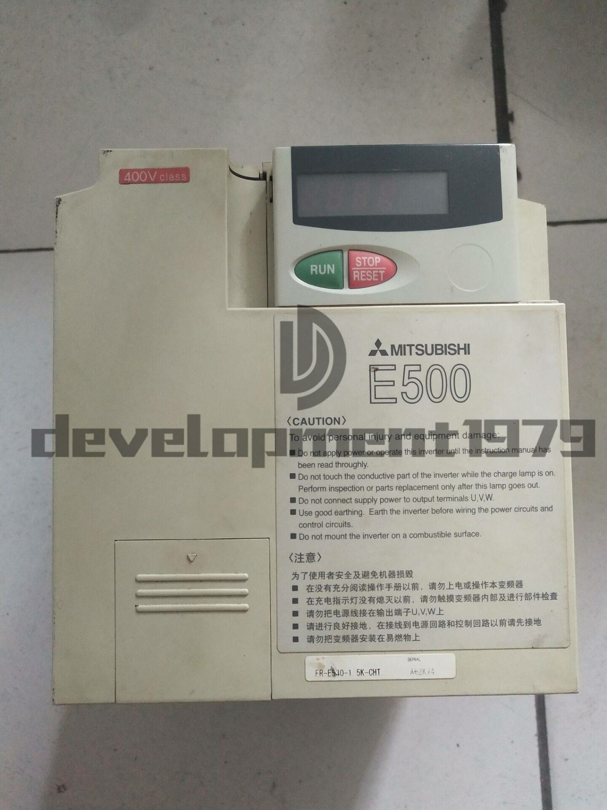 1PC Mitsubishi E500 series inverter FR-E540-1.5K-CHT 1.5KW 380V tested