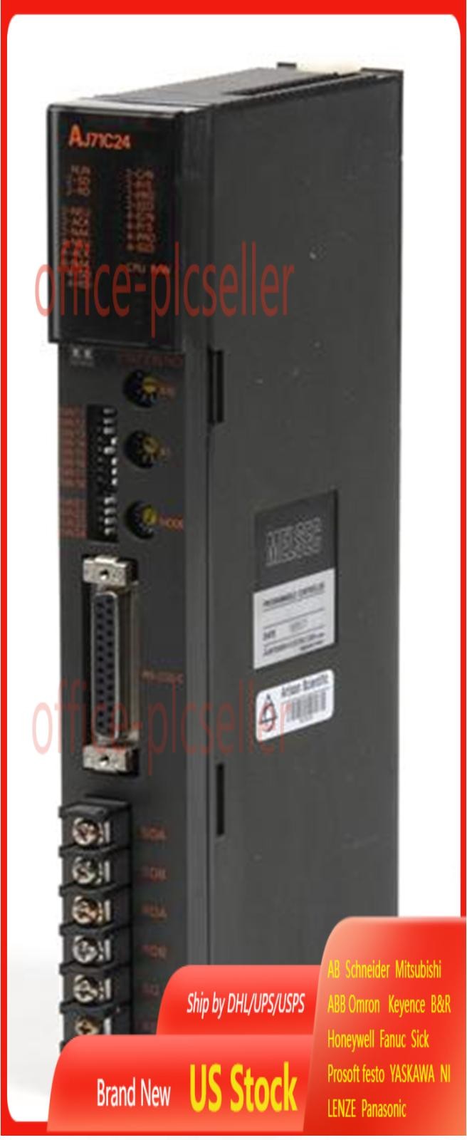 1PC New Mitsubishi AJ71C24 PLC Module Expedited Shipping