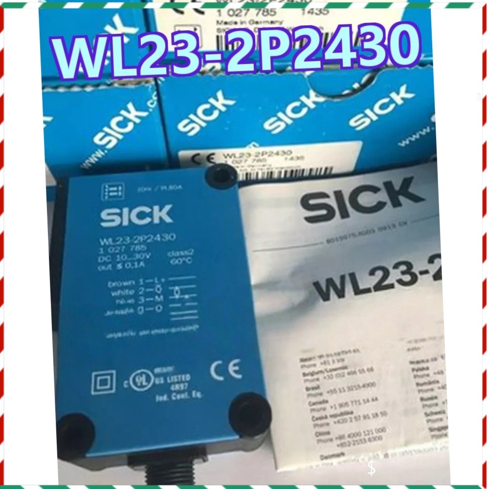 WL23-2P2430 1PCS New SICK photoelectric sensors Fast shipment WL23-2P2430 ###