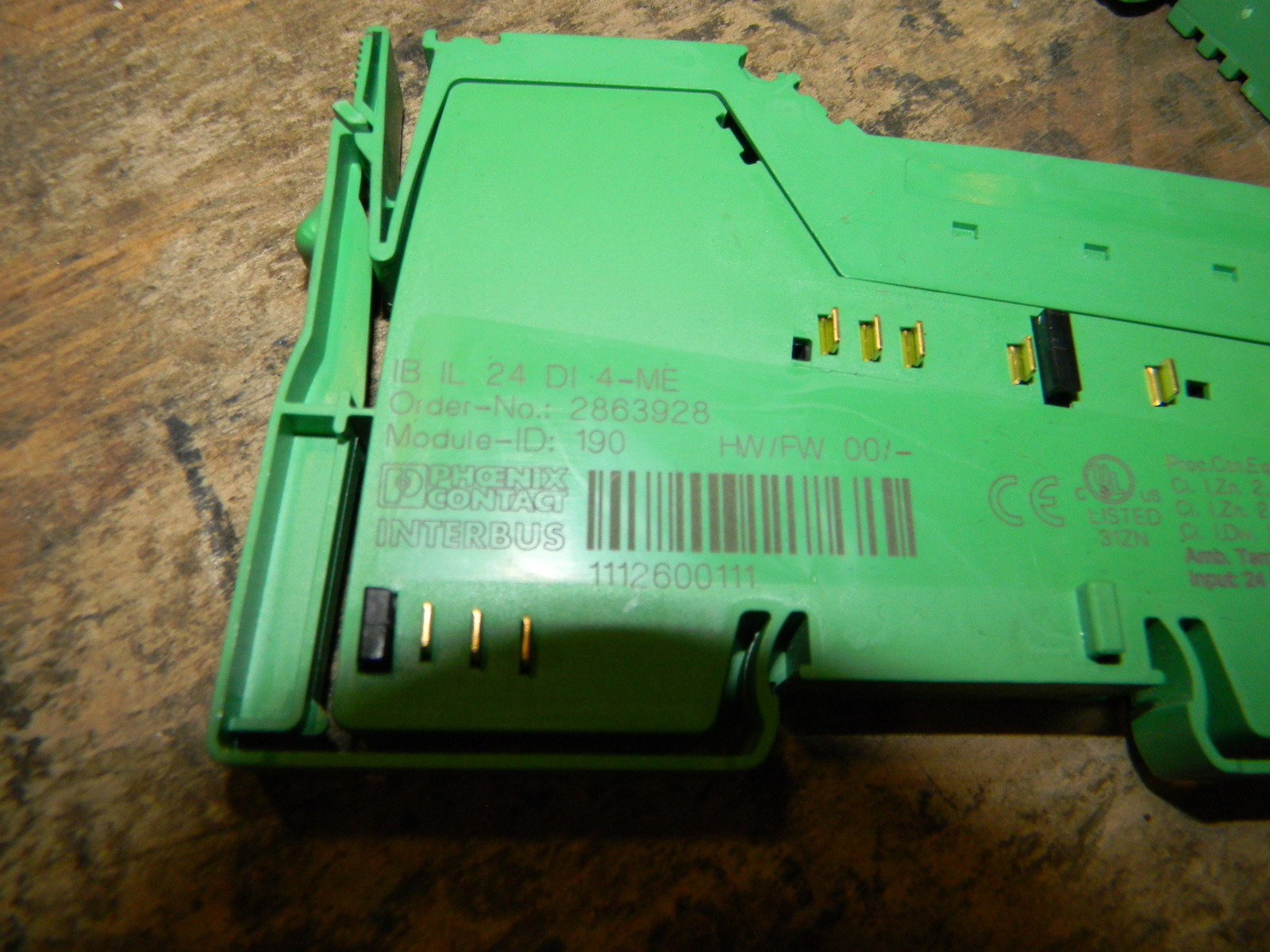 Phoenix Contact Inline, Digital input terminal, inputs: 4, 24 V DC, P/N 2863928