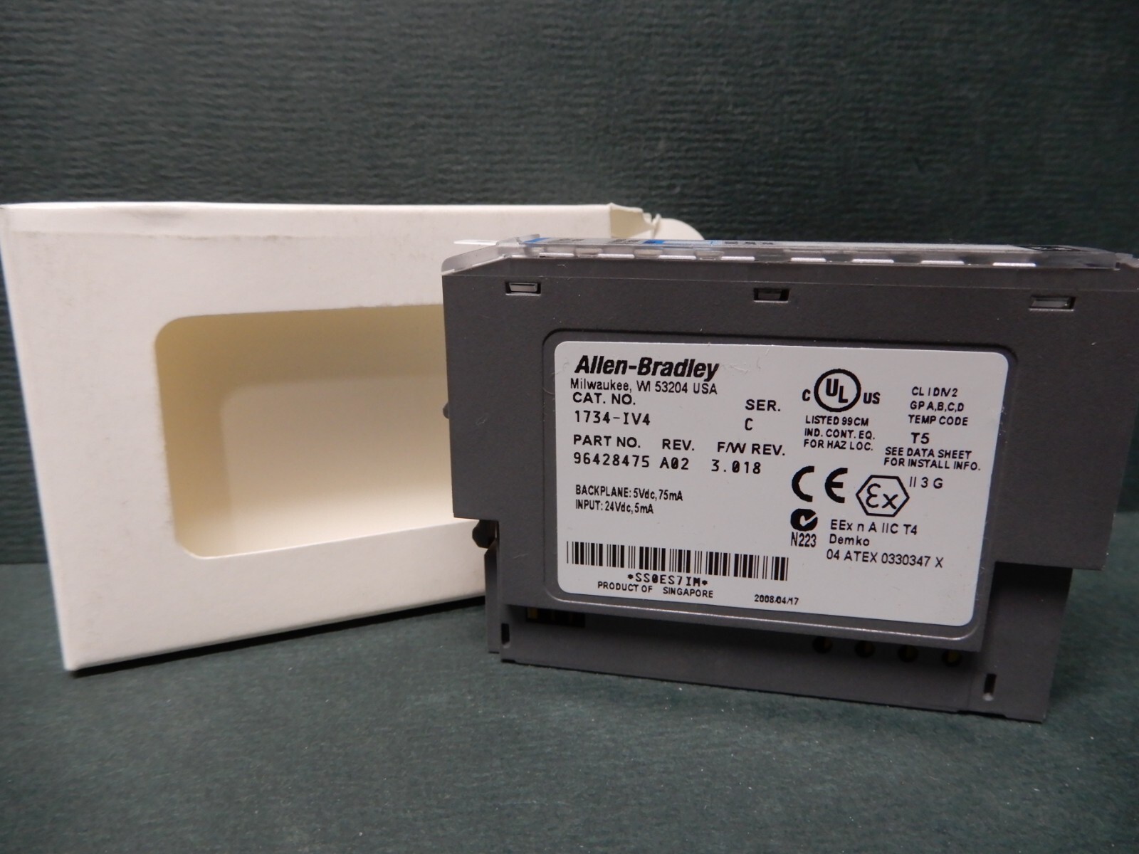Allen-Bradley 1734-IV4 Series C Rev A02 NOS 4 Point 24VDC Sourcing Input