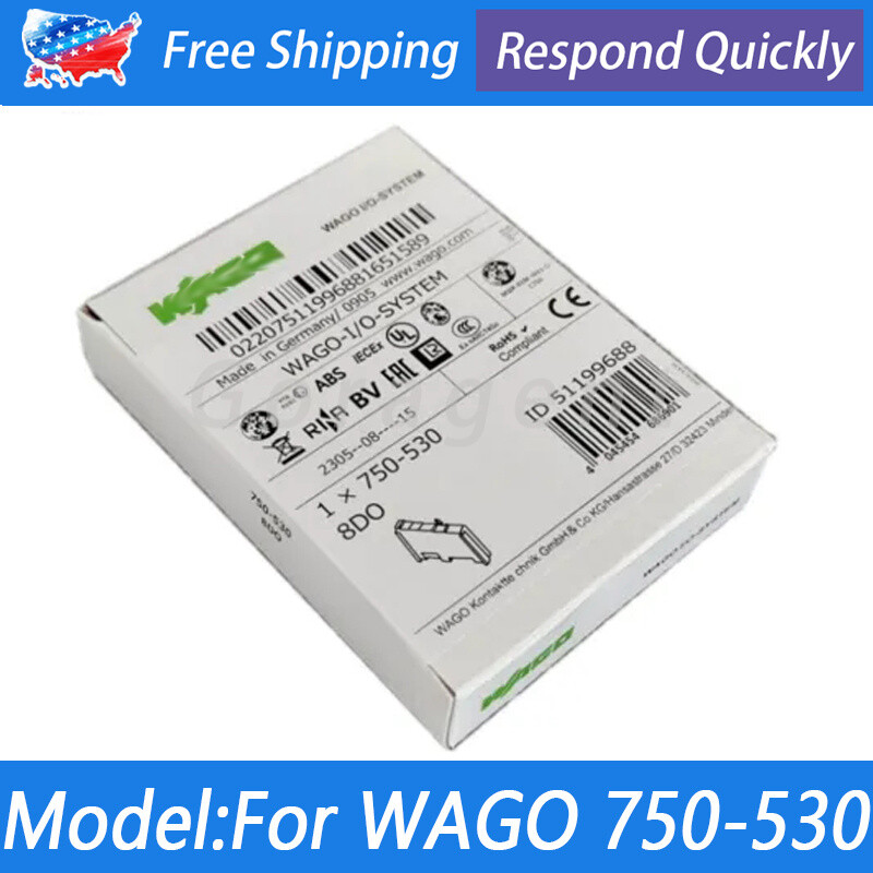 8-Channel Digital Output PLC I/O Module 750530 For WAGO 750-530 8DO 24VDC 0.5A