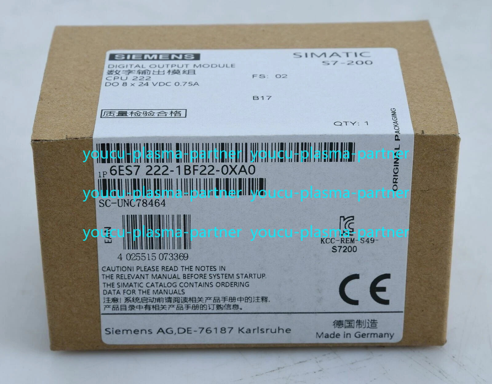 new Siemens 6ES7222-1BF22-0XA0 1PCS 6ES7222-1BF22-0XA0 Digital 0utput M0dule