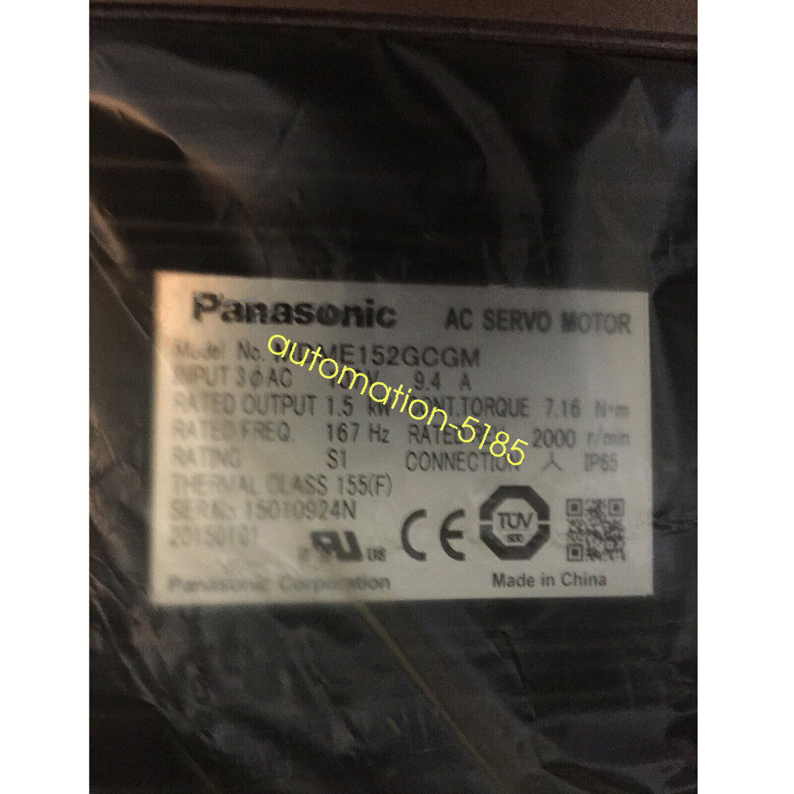 NEW MDME152GCGM AC servo motor For Panasonic fedex or DHL
