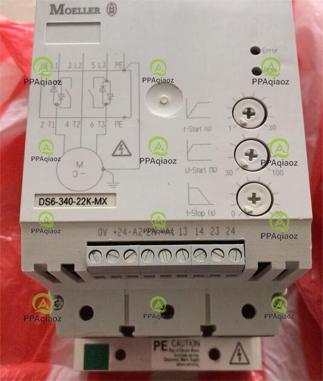 EATON DS6-340-22K-MX SOFT STARTER 200-480 VAC 3PH 50/60HZ 24V AC/DC NEW DHL#P