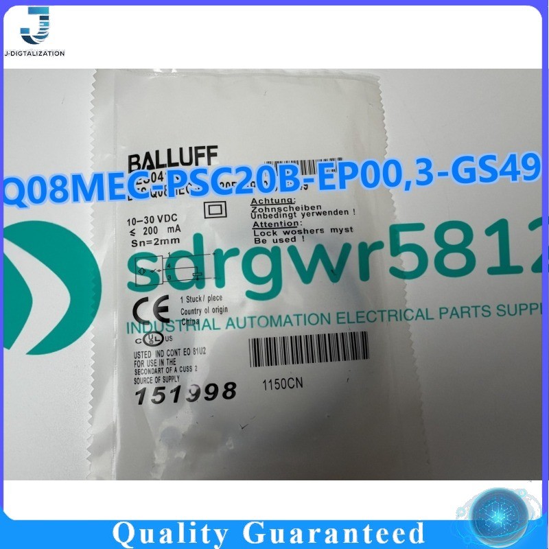 Q08MEC-PSC20B-EP00,3-GS49 1pcs New BALLUFF BES BES041N BESQ08MEC-PSC20B-EP00