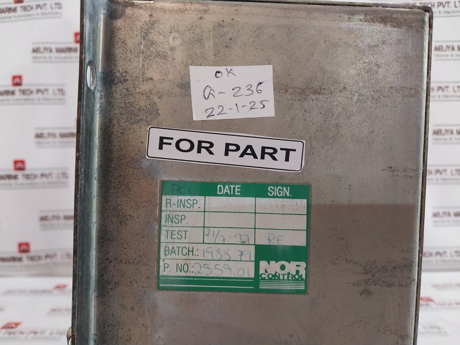 NOR CONTROL AUTOMATION PCU 8810 Process Control Unit 20-60 V DC (Not Working)