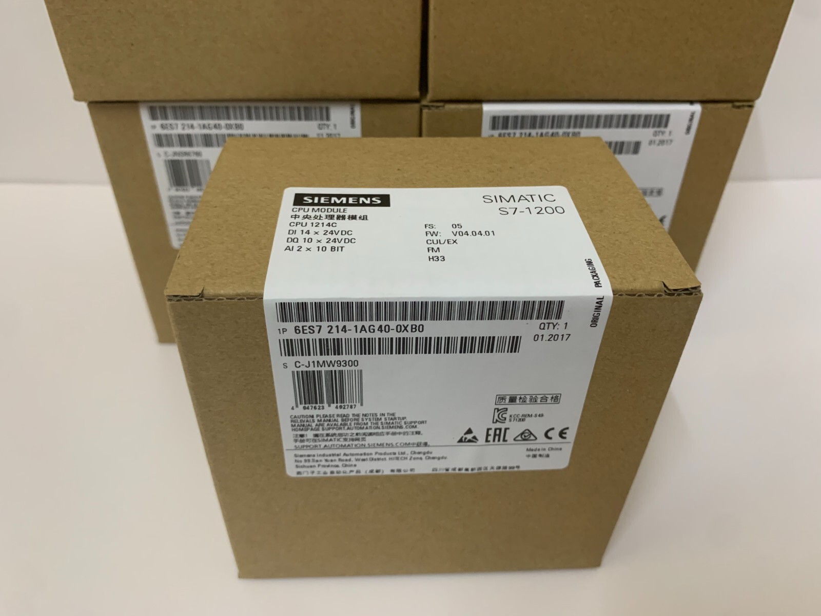 Siemens 6ES7 214-1AG40-0XB0 6ES7214-1AG40-0XB0 Simatic S7Simatic S7 1200