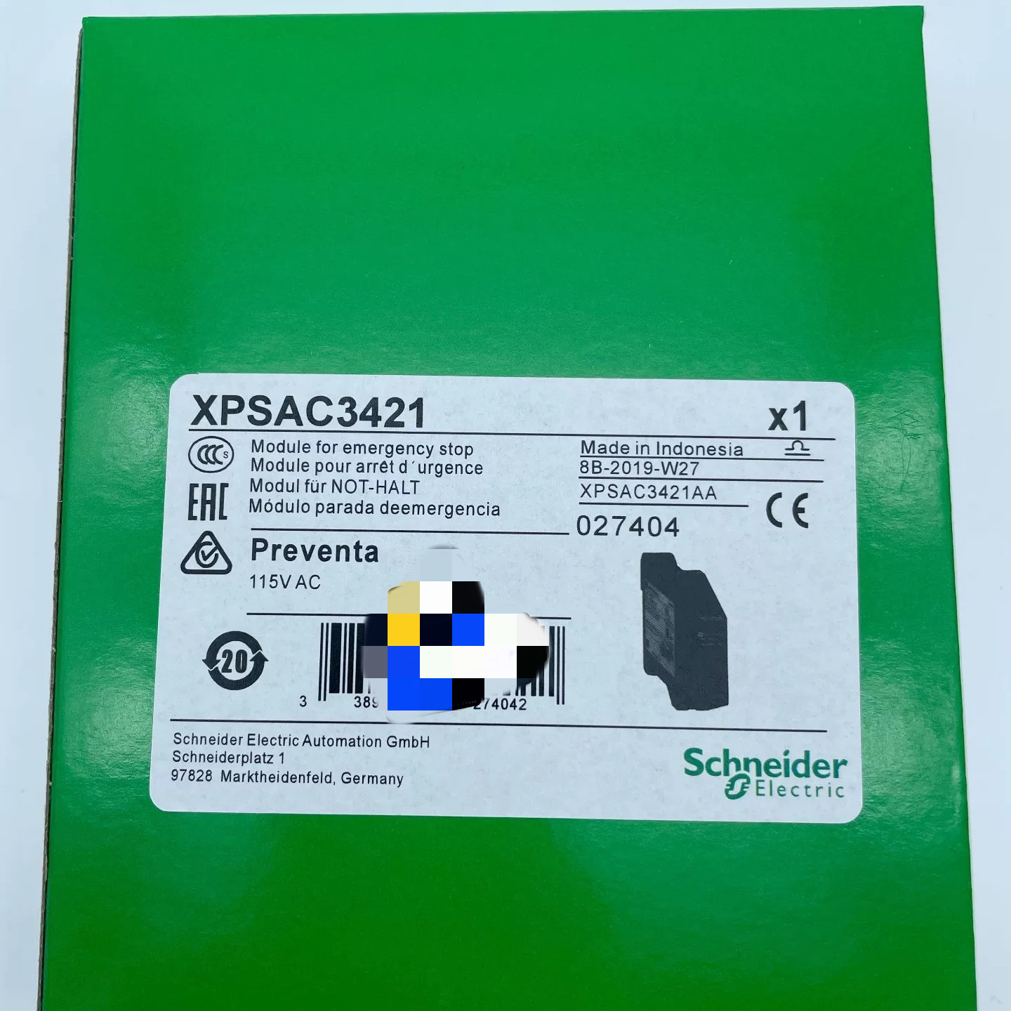 XPSAC3421 Safety Relay