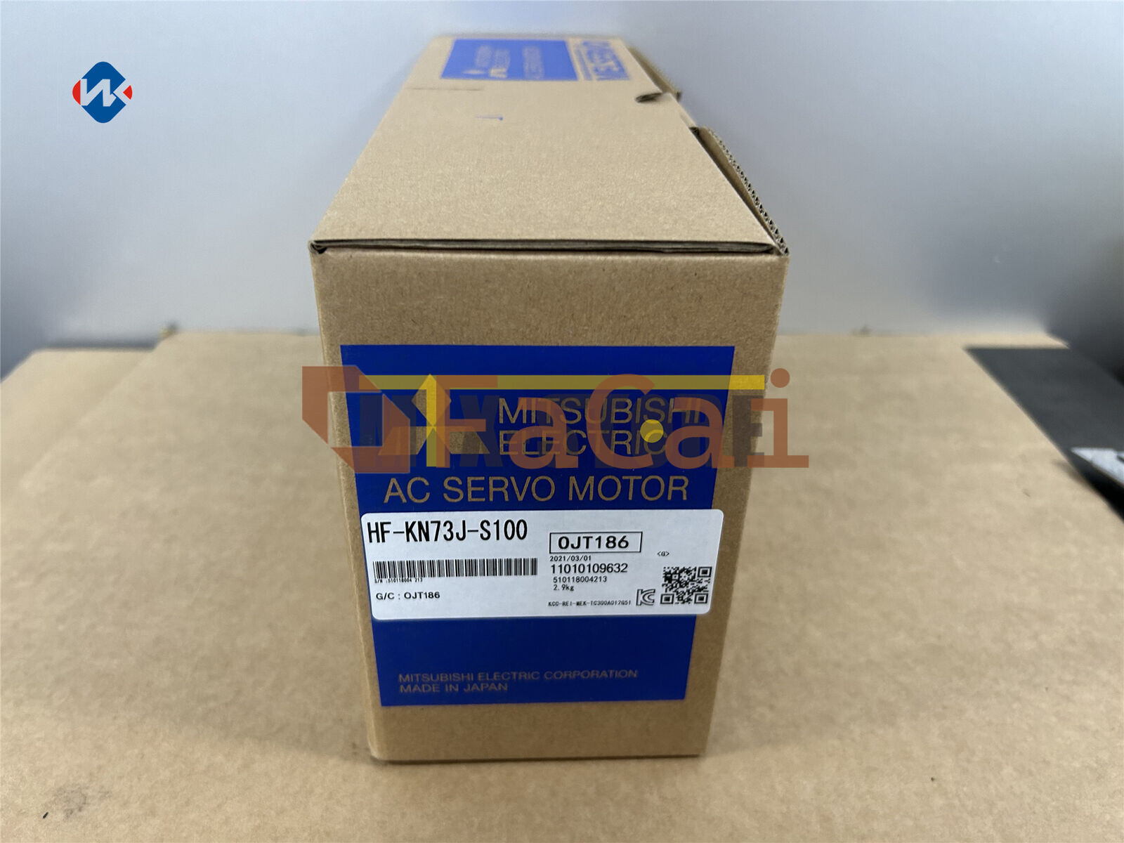 1PCS Mitsubishi HF-KN73J-S100 HFKN73JS100 Servo Motor NEW