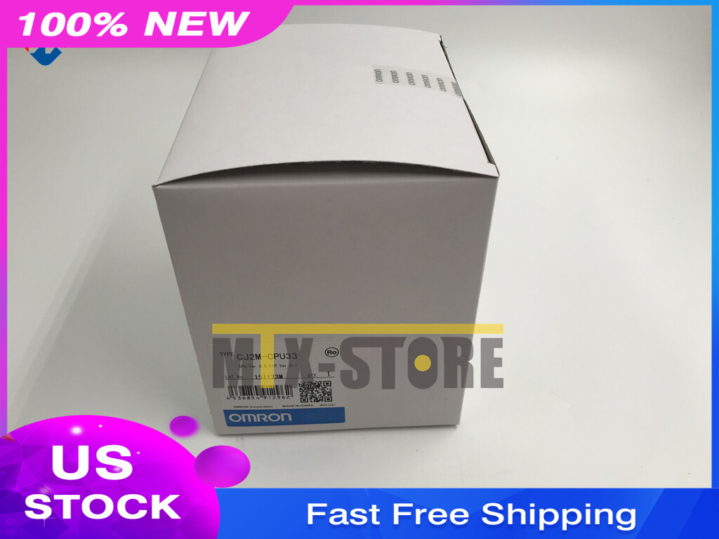 1pcs Omron Brand New CJ2M-CPU33 CJ2MCPU33 PLC New IN BOX