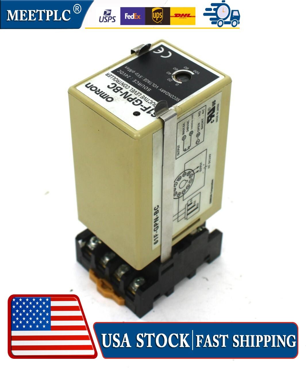 OMRON 61F-GPN-BC DC24V Level Controller tested