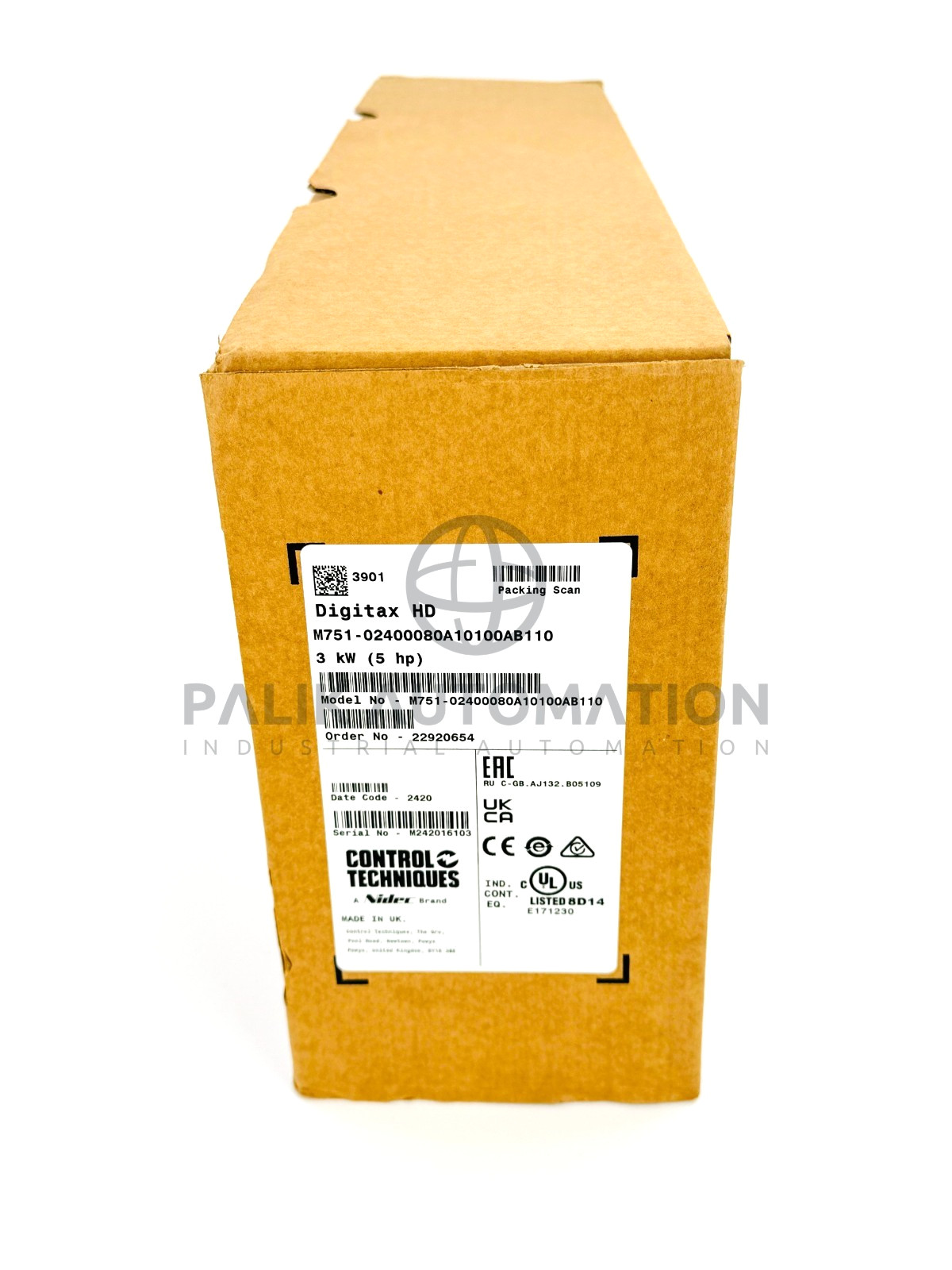 NIDEC Control Techniques M751-024 00080A 3.0kW Digitax HD NEW
