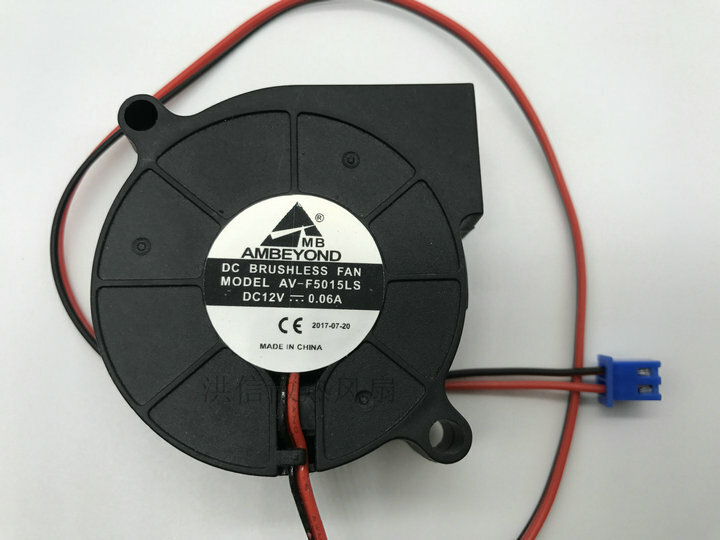 1pcs AV-F5015LS 5CM Turbo Blower 5015 Ultra-quiet Humidifier Fan 12V 0.06A