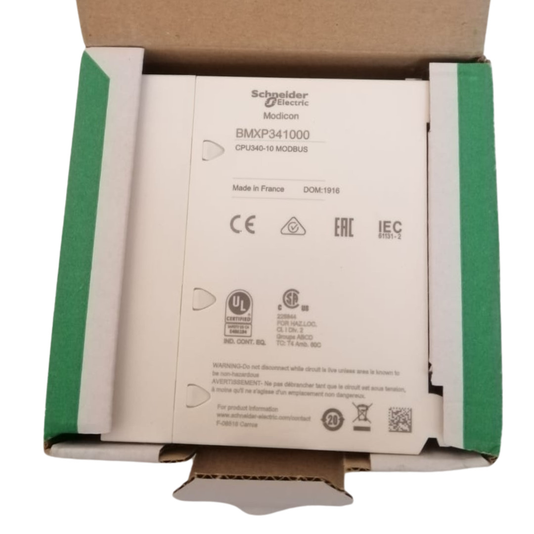 Schneider Electric BMXP341000 Modicon CPU340-10 MODBUS Brand New