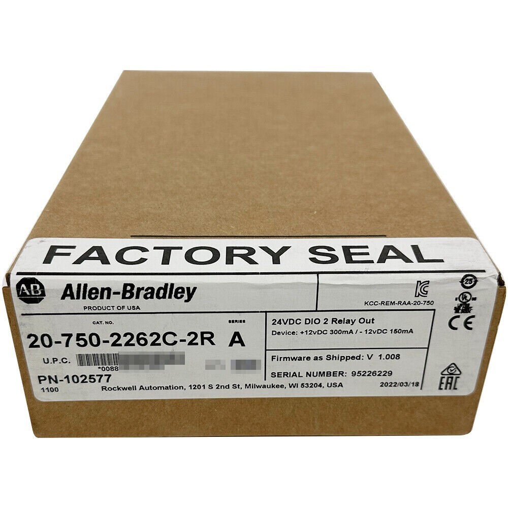 New Factory Sealed 20-750-2262C-2R SER A PowerFlex 750 24V DC IO Option Module