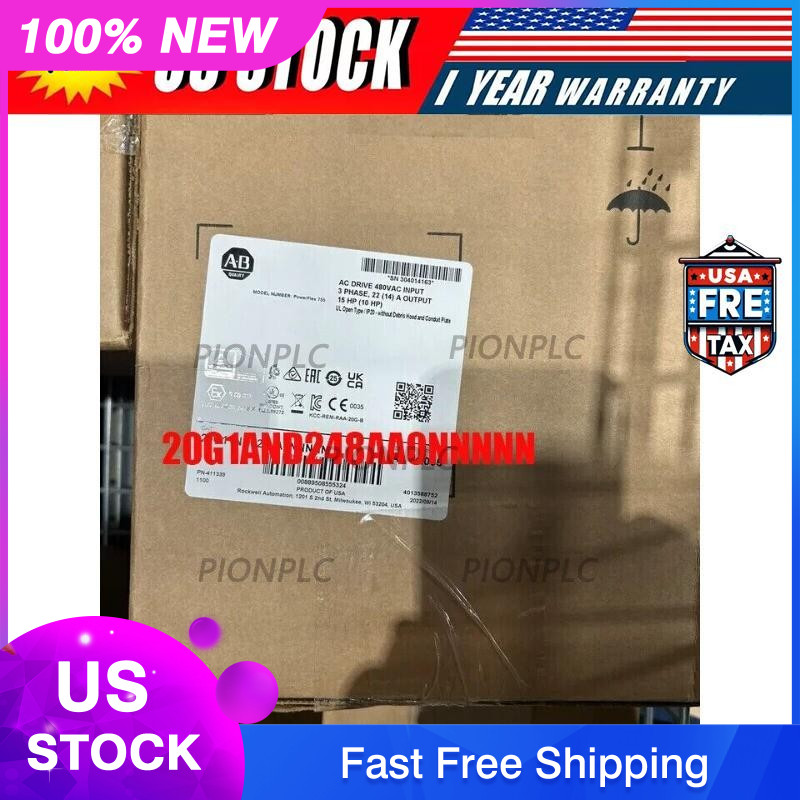 20G1AND248AA0NNNNN AB PowerFlex Air Cooled 755 AC Drive NEW AB US Free Tax