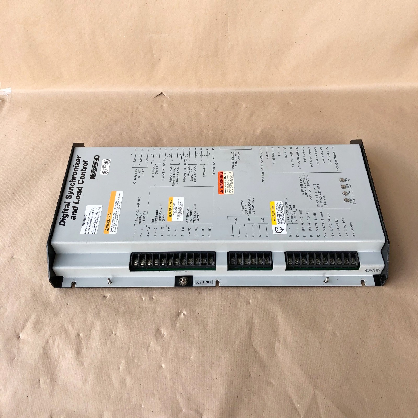 WOODWARD DIGITAL SYNCHRONIZER AND LOAD CONTROL 9905-797