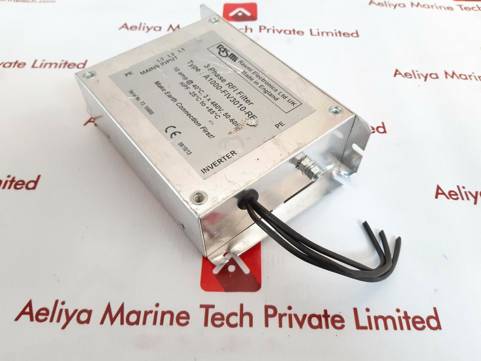 Rasmi a1000-fiv3010-re 3 phase rfi filter