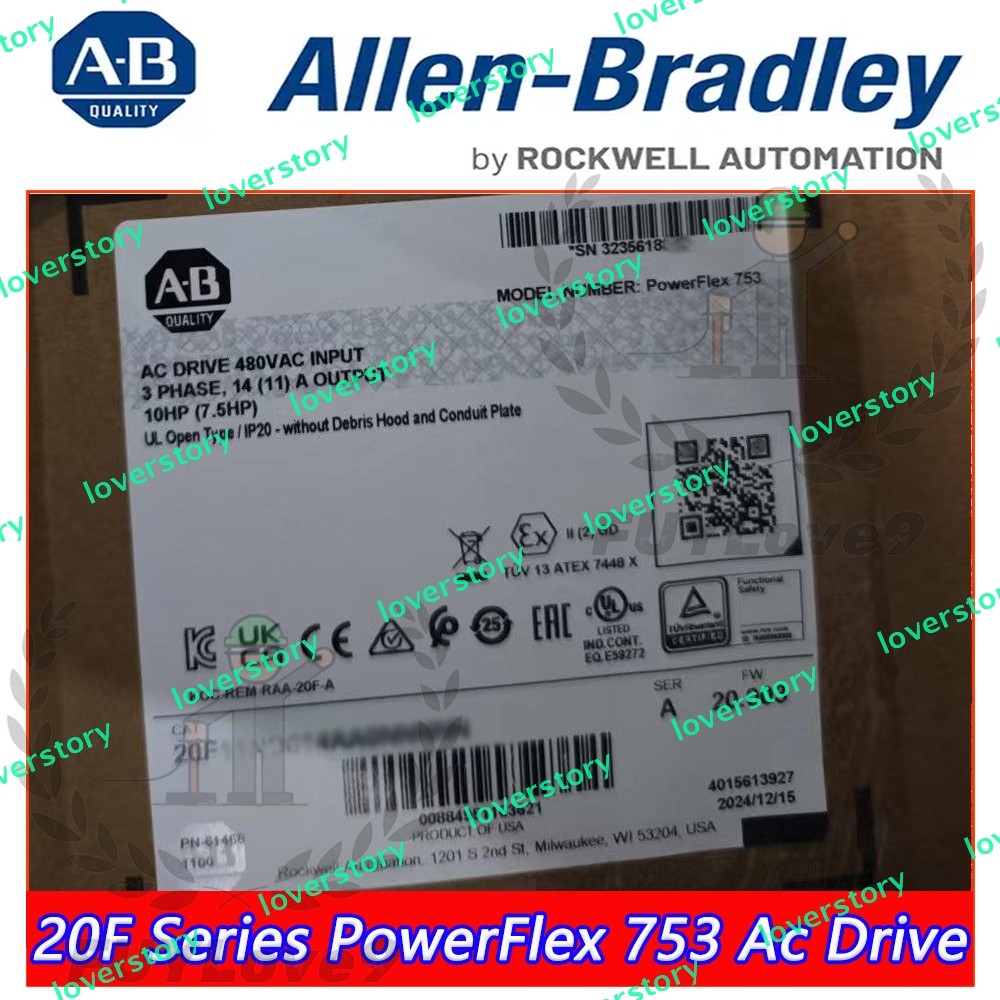 20F11RD5P0AA0NNNNN PowerFlex 753 Ac Drive Brand New in stock Fast Free Ship