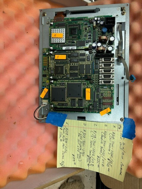 FANUC 16IM/18IM CONTROLLER UNIT COMPLETE(SEE BELOW)5 ITEMS SOLD TOG OR SEP.