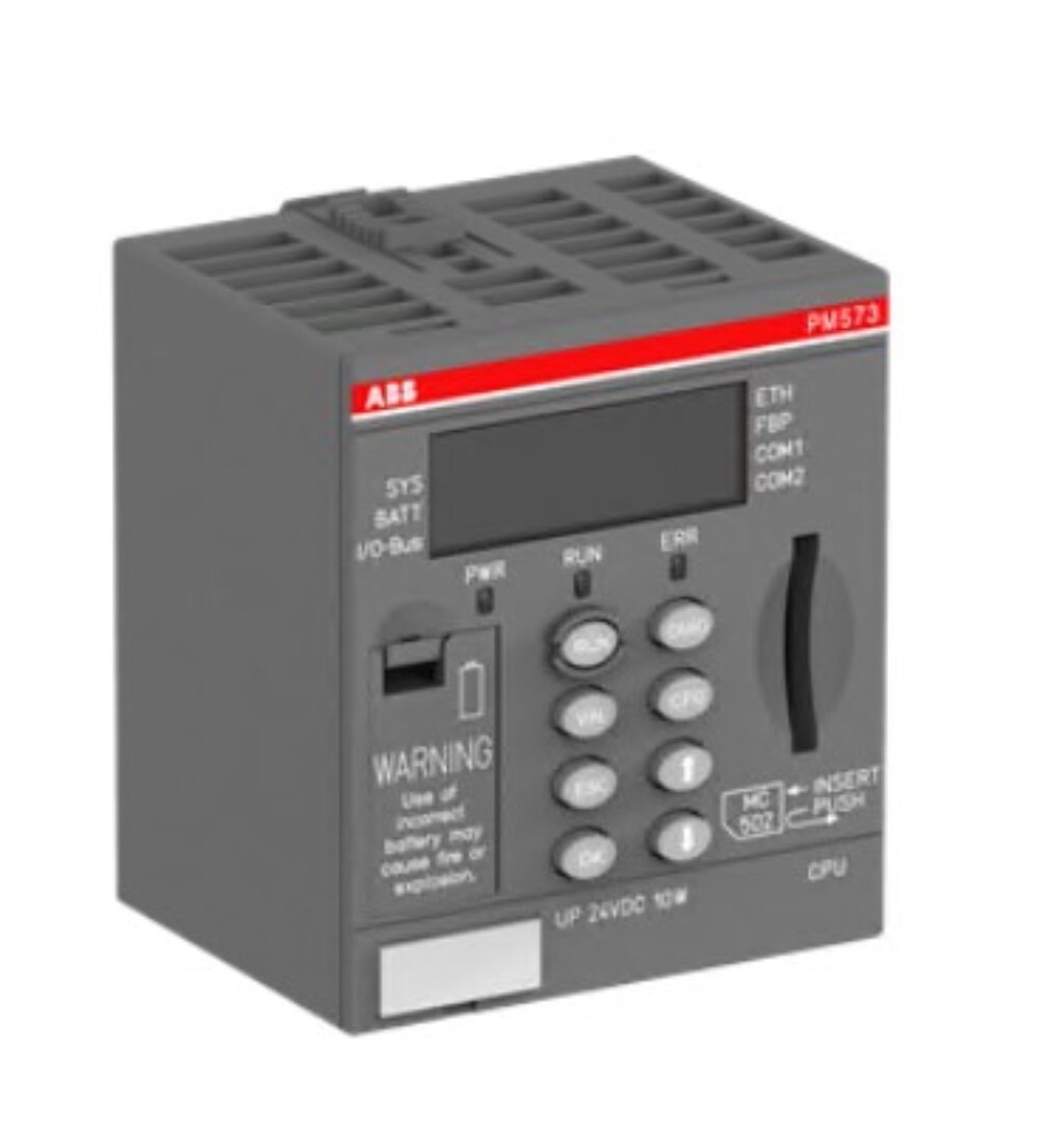 ABB 1SAP130300R0271 PM573-ETH Ethernet LCD Processor Module 512kB