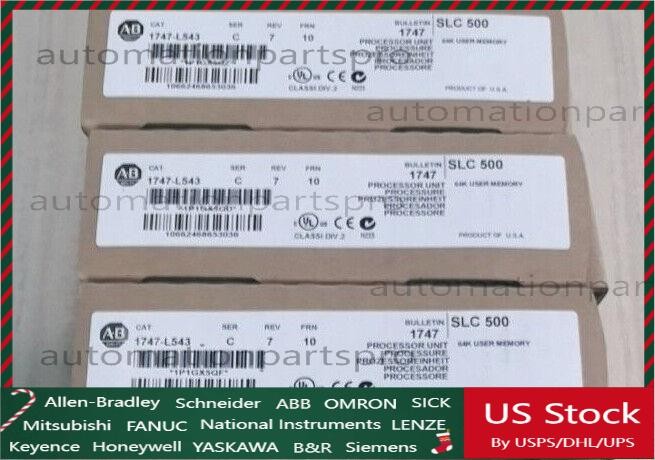 New Allen-Bradley AB 1747-L543 SER C SLC 500 5/04 CPU Processor Unit 1747L543