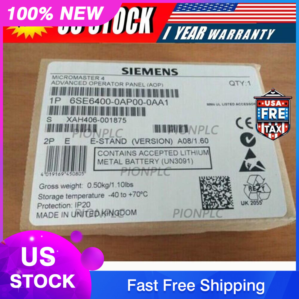 New Siemens 6SE6400-0AP00-0AA1 6SE64000AP000AA1 Advanced Operator Panel