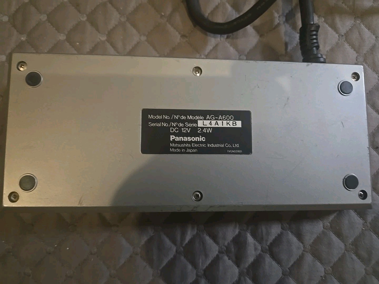 PANASONIC AG-A600-E REMOTE CONTROLLER 12VDC