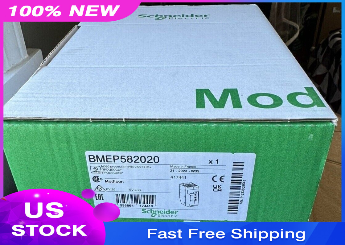 SND BMEP582020 Modicon M580 Controller Module 8MB Fast Ship US Free TAX