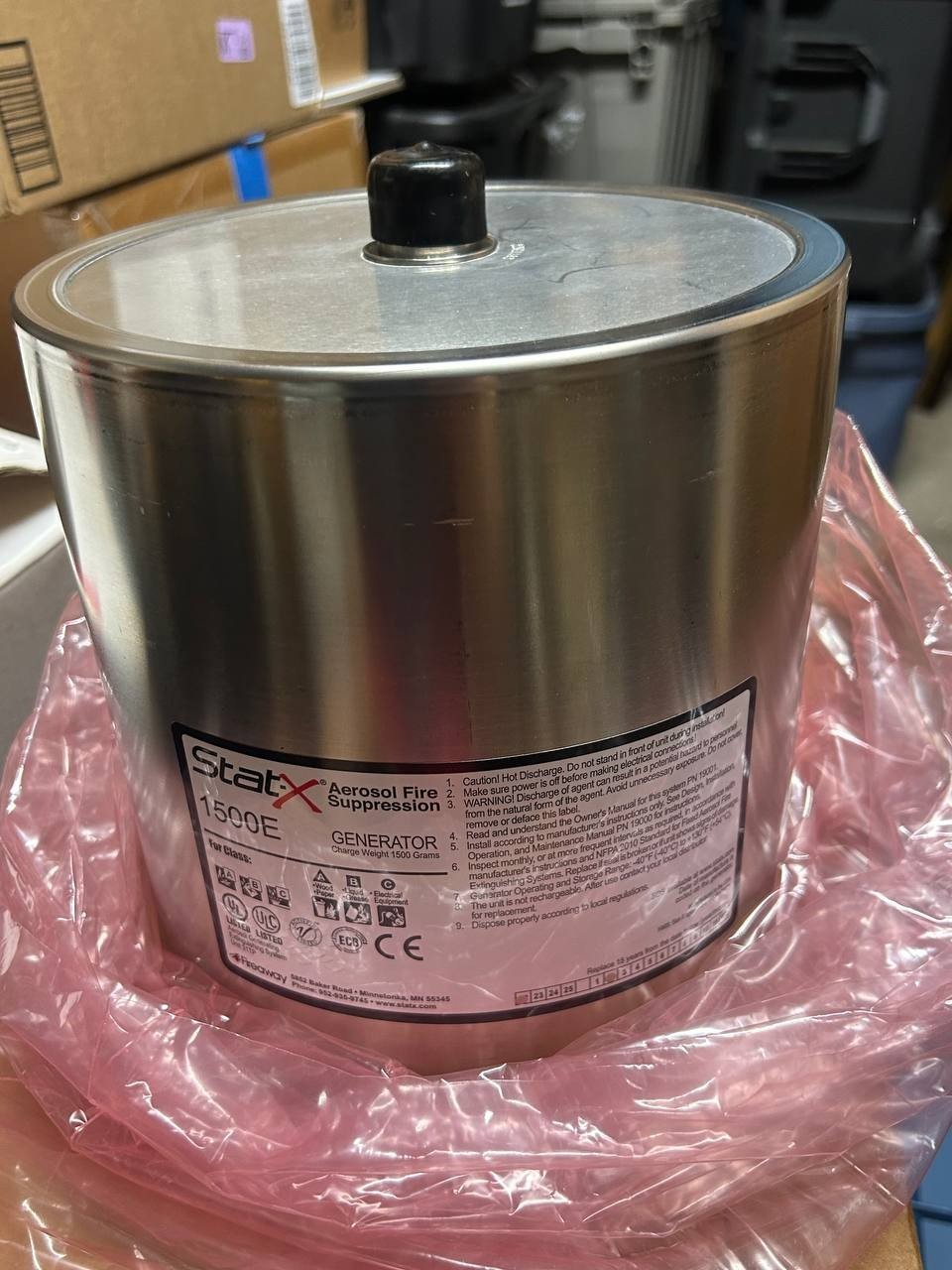 Stat-X 1500E Aerosol Fire Suppression Generator 1500g – New Open Box. #4