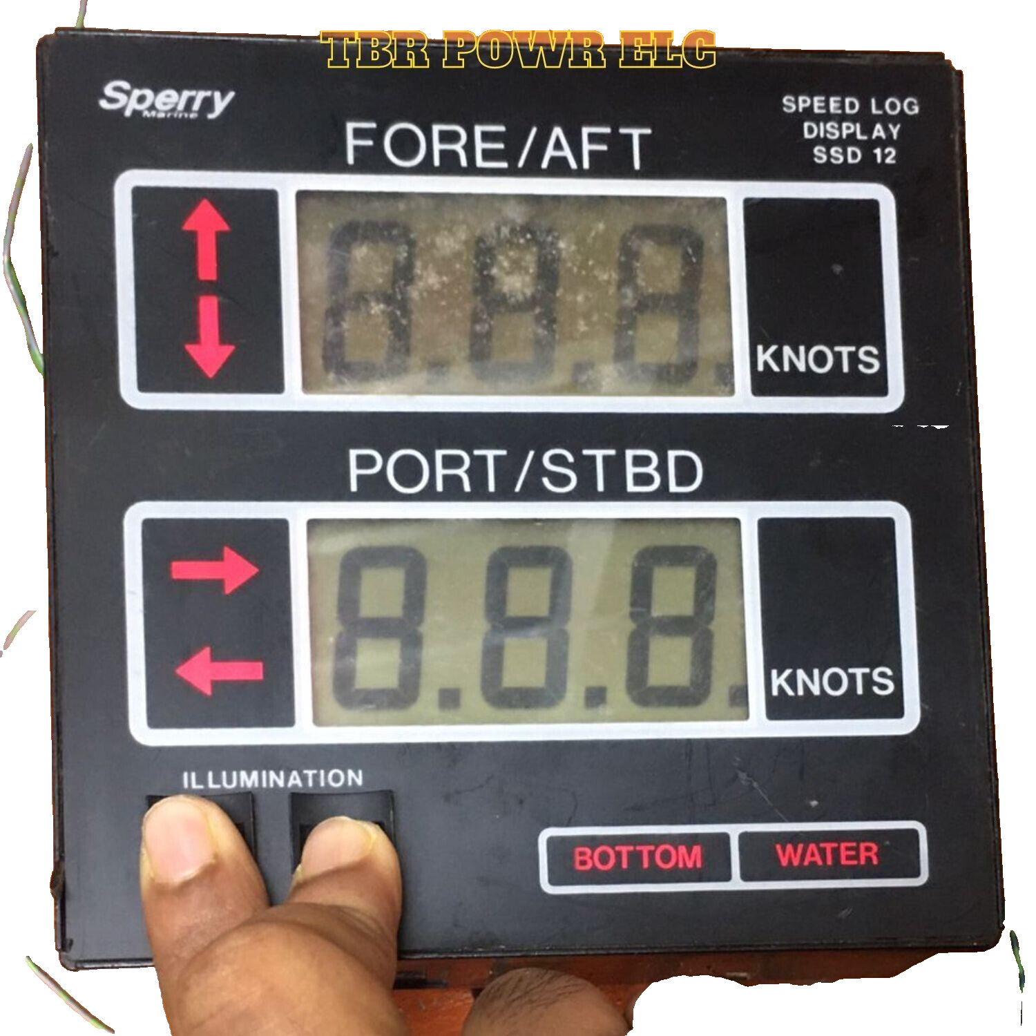 Sperry Marine SSD12 Speed Log Display Unit – Accurate Marine Speed Monitor