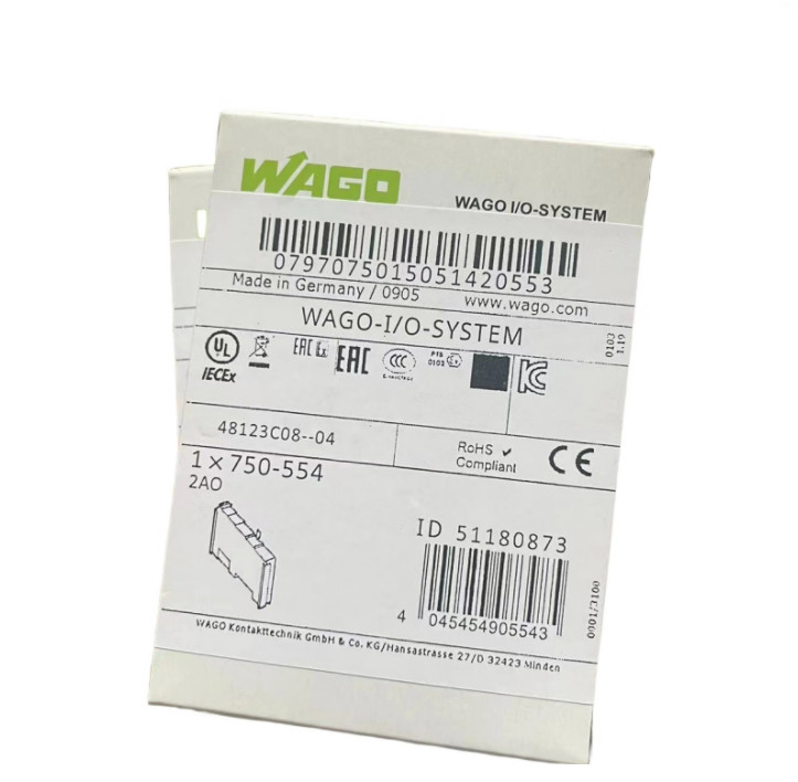 1PC NEW SEALED WAGO 750-554 Analog Output Module 2-Channel, 2AO 4-20mA 750554