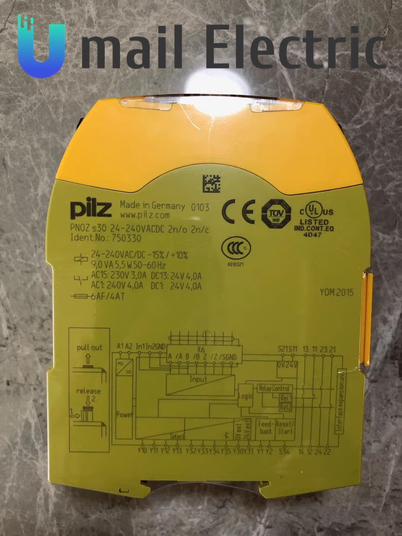 One New Pilz PNOZ S30 750330 safety relay DHL/Fedex